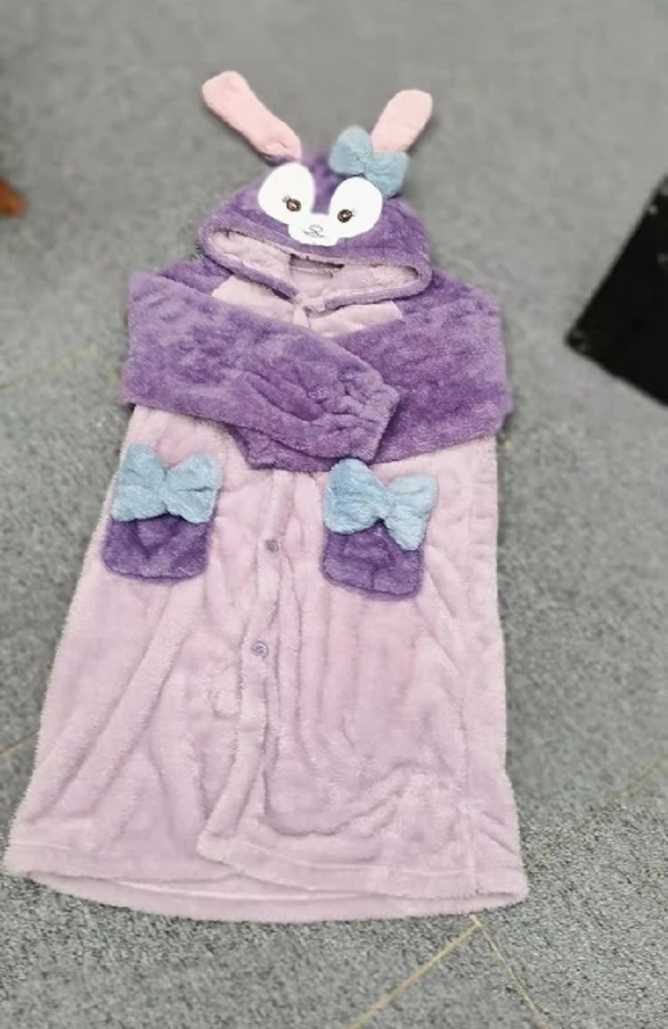 Cute Rabbit Pajamas Nightgown Fleece Sleeping Bathrobe Sleeping Blanket Hooded Funny Pajamas Home Clothes
Cute Rabbit Pajamas Nightgown Fleece Sleeping Bathrobe Sleeping Blanket Hooded Funny Pajamas Home Clothes