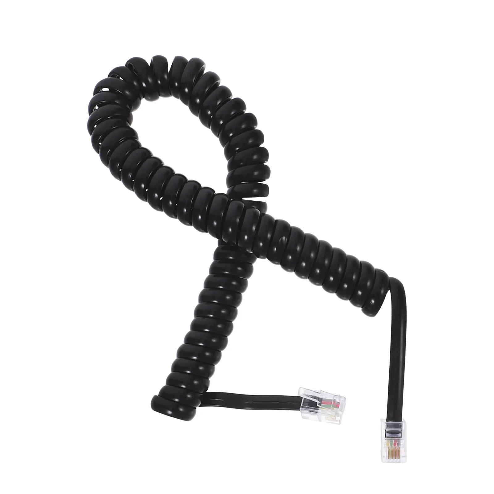 Telephone Line Coiled Cord Cable Pvc Phones for Tracing Wire Black Jack Holder
Telephone Line Coiled Cord Cable Pvc Phones for Tracing Wire Black Jack Holder
