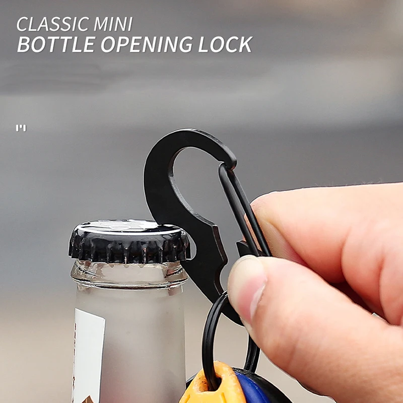 Outdoor Keychain Tool Multi Tool Spring Hook Buckle Bottle Opener Multi-function Metal Carabiner Carabiner For Keys Tourism Equi
Outdoor Keychain Tool Multi Tool Spring Hook Buckle Bottle Opener Multi-function Metal Carabiner Carabiner For Keys Tourism Equi