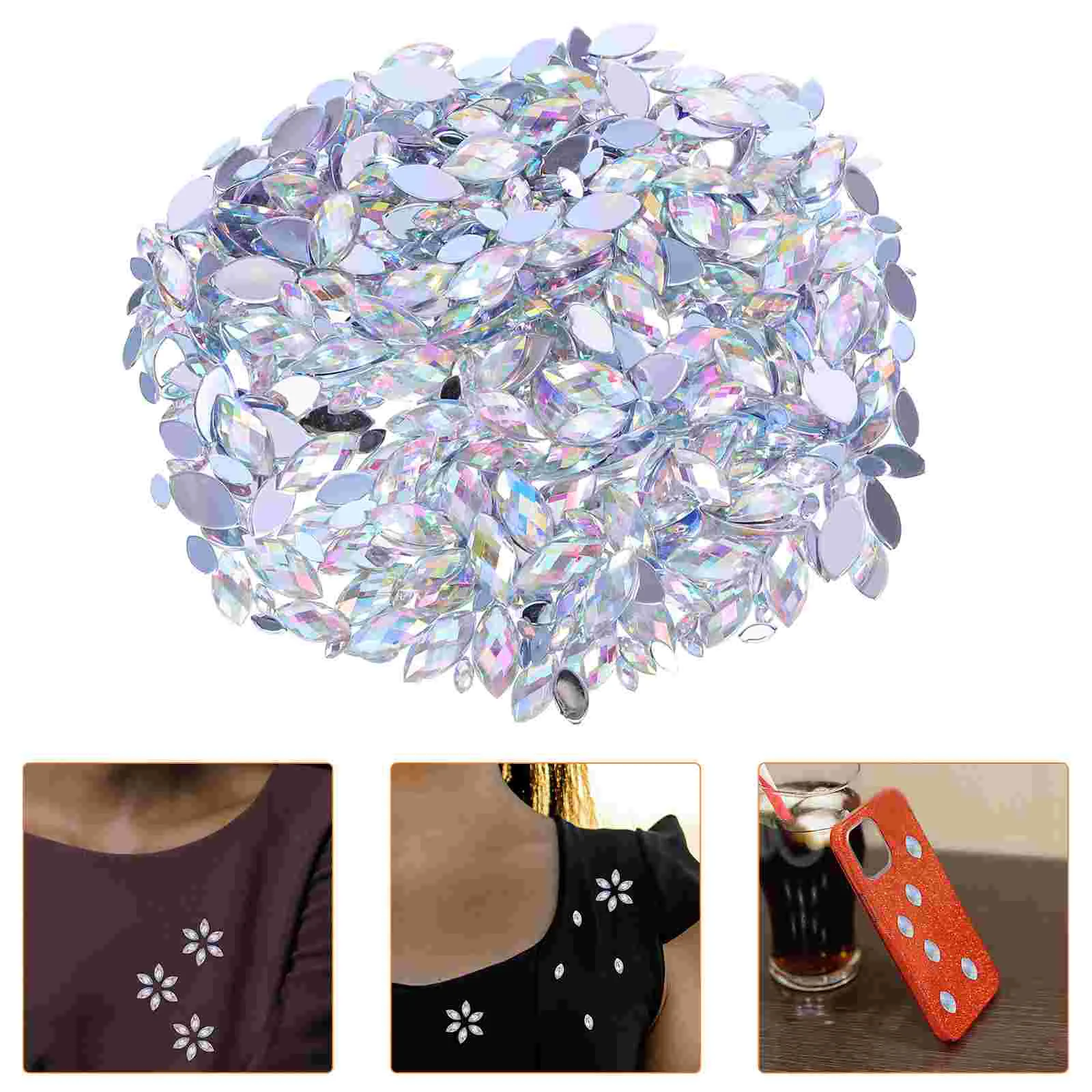 Flatback Rhinestones 100pcs Acrylic Crystal AB Gems Horse Eye Shaped Jewelry Crafting Phone Case Decor Nail Glitter
Flatback Rhinestones 100pcs Acrylic Crystal AB Gems Horse Eye Shaped Jewelry Crafting Phone Case Decor Nail Glitter
