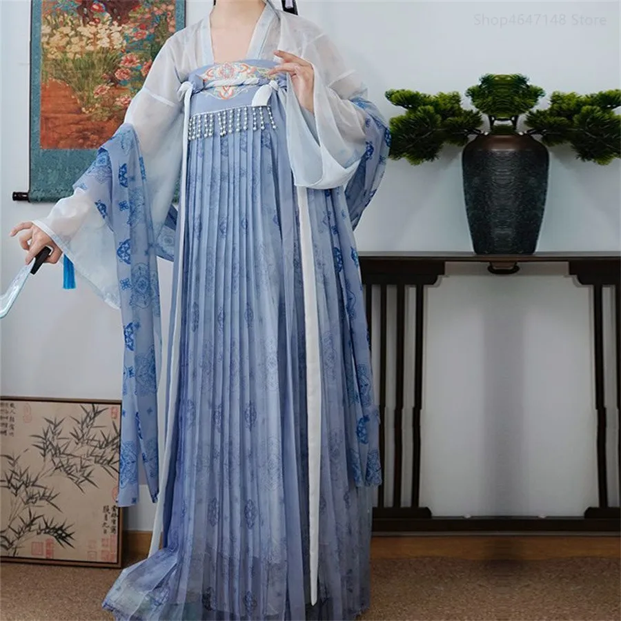 Women Chinese Traditional Hanfu Costume Lady Tang Suit Princess Dress Ancient Folk Dance Carnival Cosplay Costume
Women Chinese Traditional Hanfu Costume Lady Tang Suit Princess Dress Ancient Folk Dance Carnival Cosplay Costume