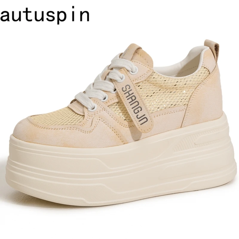 AUTUSPIN Yellow Popular Platform Sneakers Women 2025 Summer Fashion Internal Heighten Ladies Shoes Shiny Bling Mesh Footwear
AUTUSPIN Yellow Popular Platform Sneakers Women 2025 Summer Fashion Internal Heighten Ladies Shoes Shiny Bling Mesh Footwear