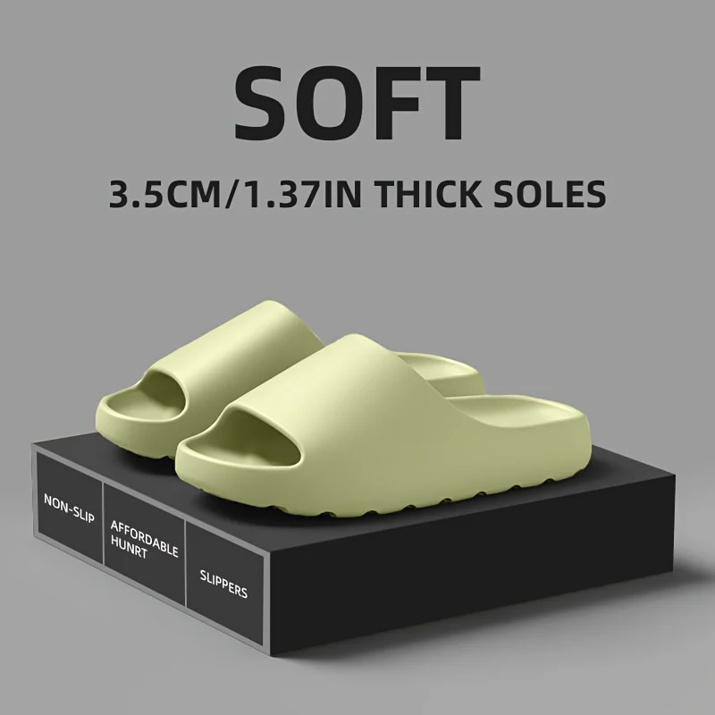 Unisex Slip-On Slippers Non-Slip Indoor Outdoor Home Shoes Thickened Cushioning Sole All Season Beach Shower Fashion Slides
Unisex Slip-On Slippers Non-Slip Indoor Outdoor Home Shoes Thickened Cushioning Sole All Season Beach Shower Fashion Slides