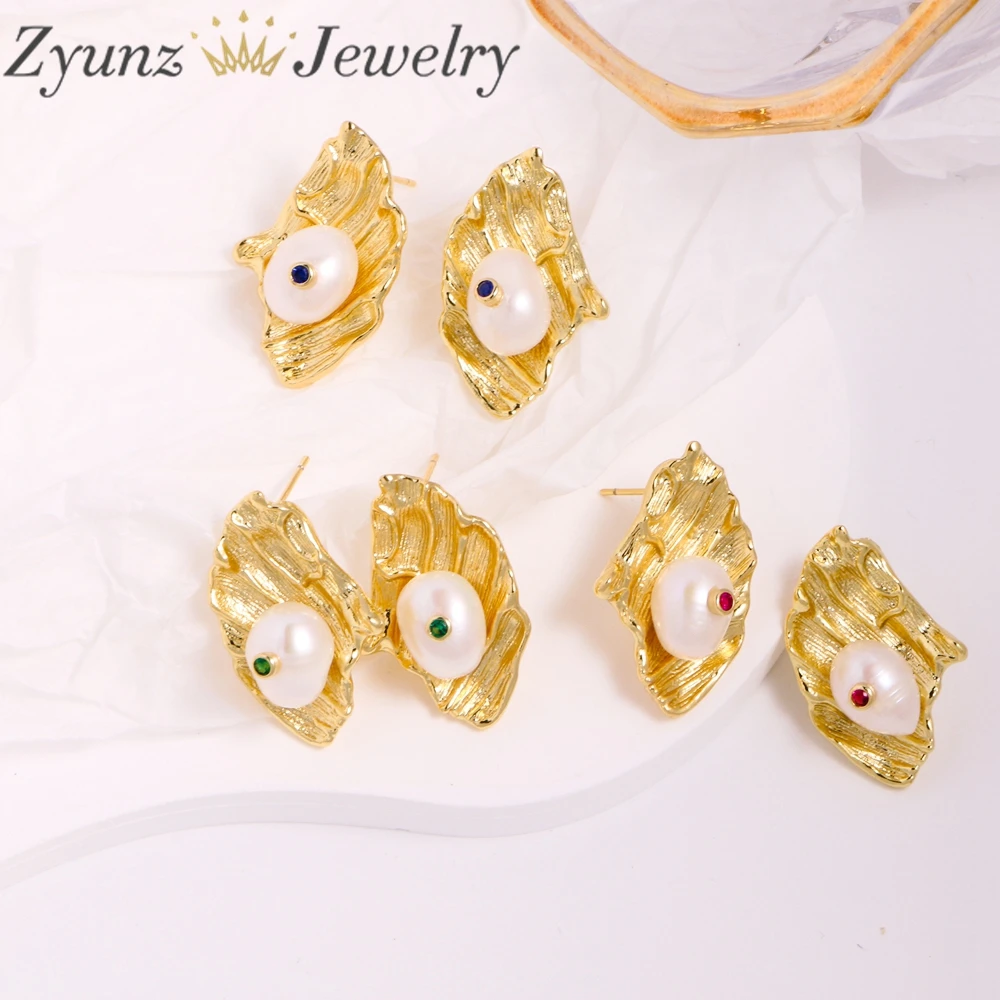 5 Pairs, Vintage Metal Gold Color Earrings for Women Freshwater Pearl Statement Elegant Stud Earring Jewelry Party
5 Pairs, Vintage Metal Gold Color Earrings for Women Freshwater Pearl Statement Elegant Stud Earring Jewelry Party