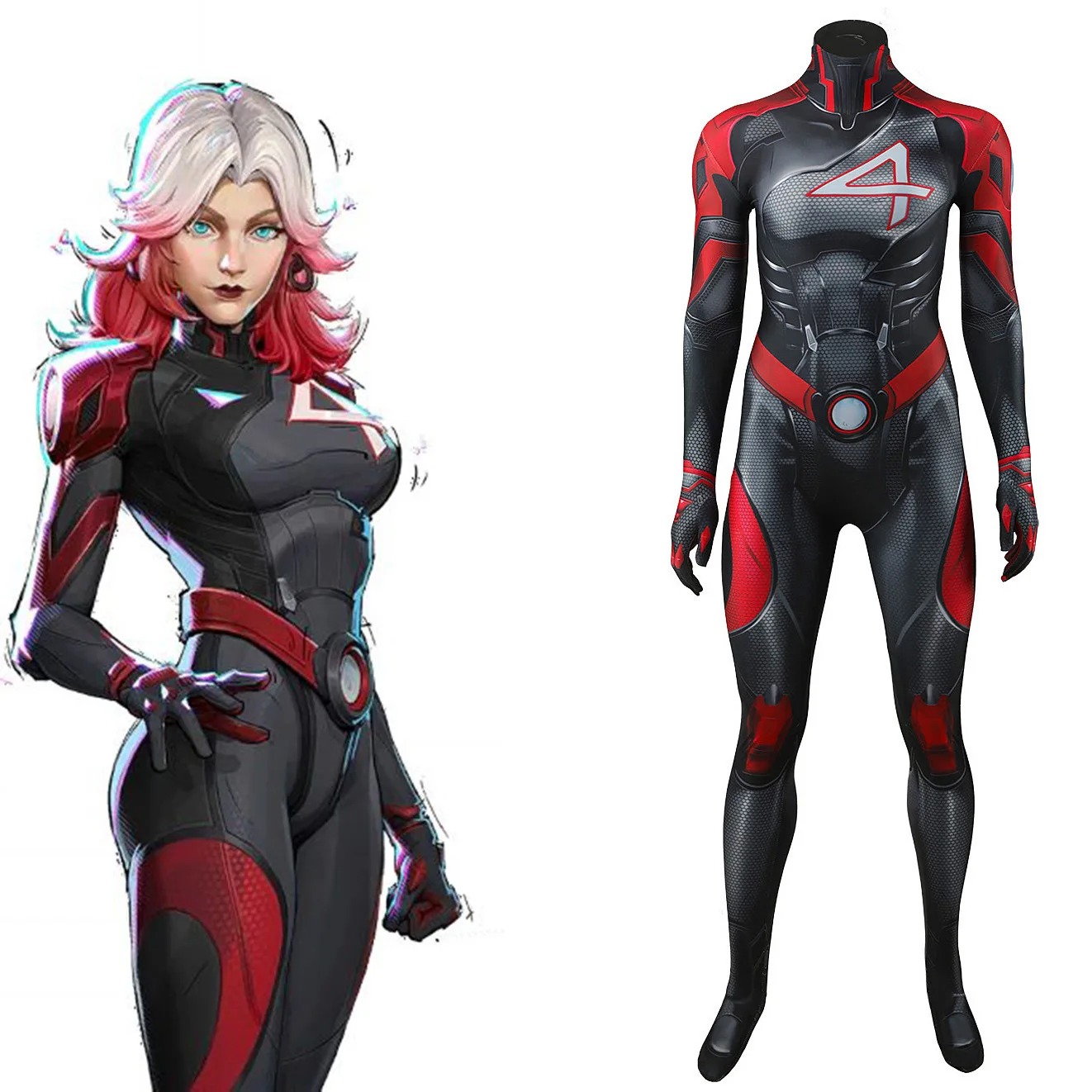 Marvel Rivals Cosplay Black Invisible Woman Costume Superhero Susan Storm Zentai Bodysuits Cosplay Spandex Halloween Costume
Marvel Rivals Cosplay Black Invisible Woman Costume Superhero Susan Storm Zentai Bodysuits Cosplay Spandex Halloween Costume