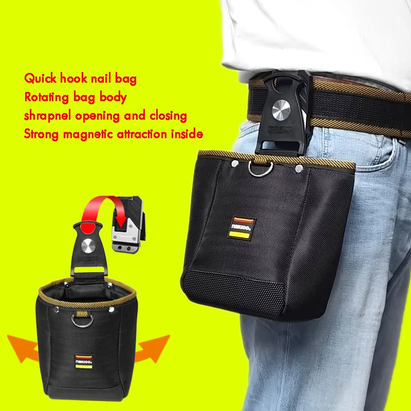 Rotatable Electrician Tool Pouch Waist Storage Organizer Portable Belt Bag for Roofer Plumbers Workers Maintenance & Repair
Rotatable Electrician Tool Pouch Waist Storage Organizer Portable Belt Bag for Roofer Plumbers Workers Maintenance & Repair