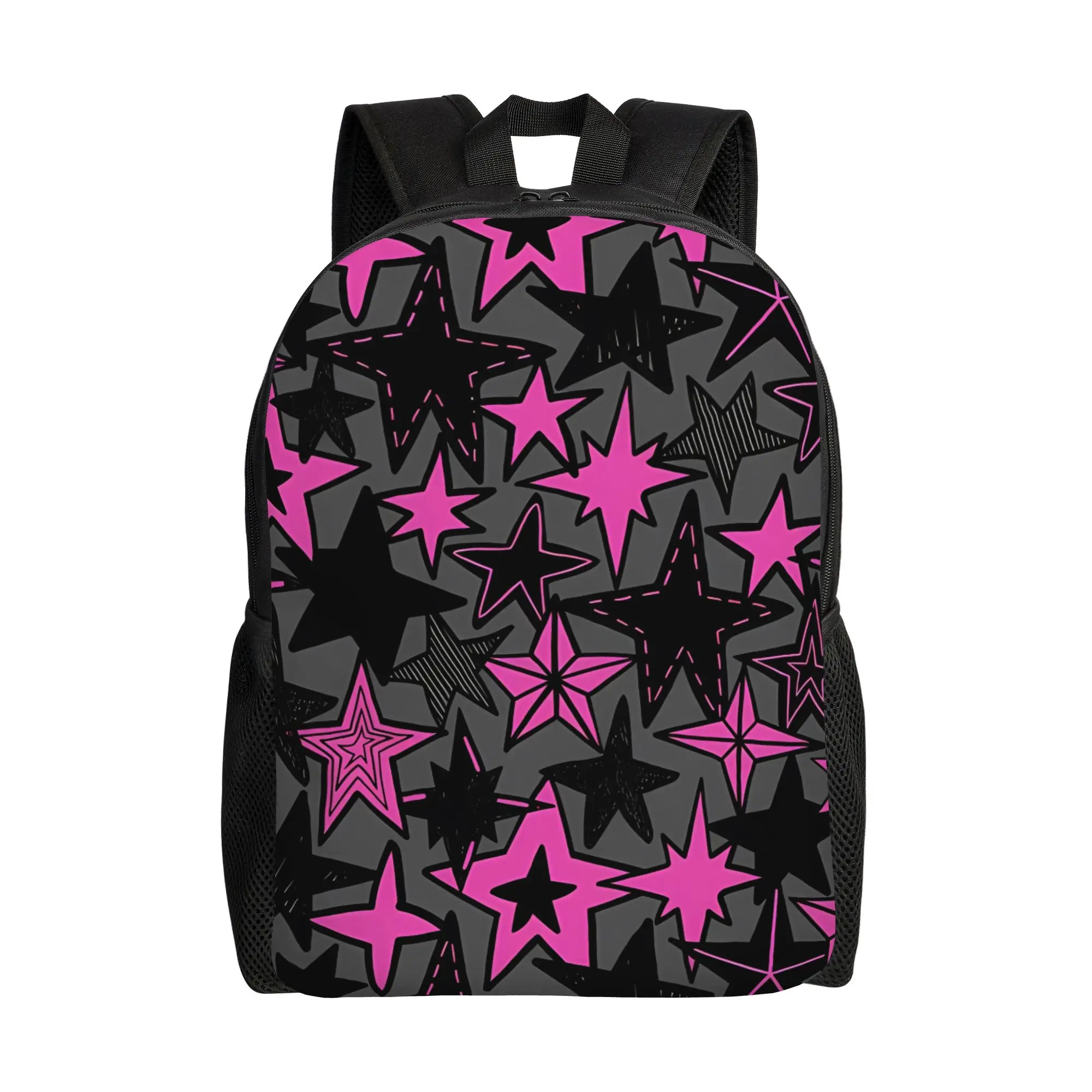 Рюкзак Y2K Pink Stars в черно-розовом цвете с граффити, для студентов, на каждый день, вместительный, школьный рюкзак, к началу учебного года
Рюкзак Y2K Pink Stars в черно-розовом цвете с граффити, для студентов, на каждый день, вместительный, школьный рюкзак, к началу учебного года