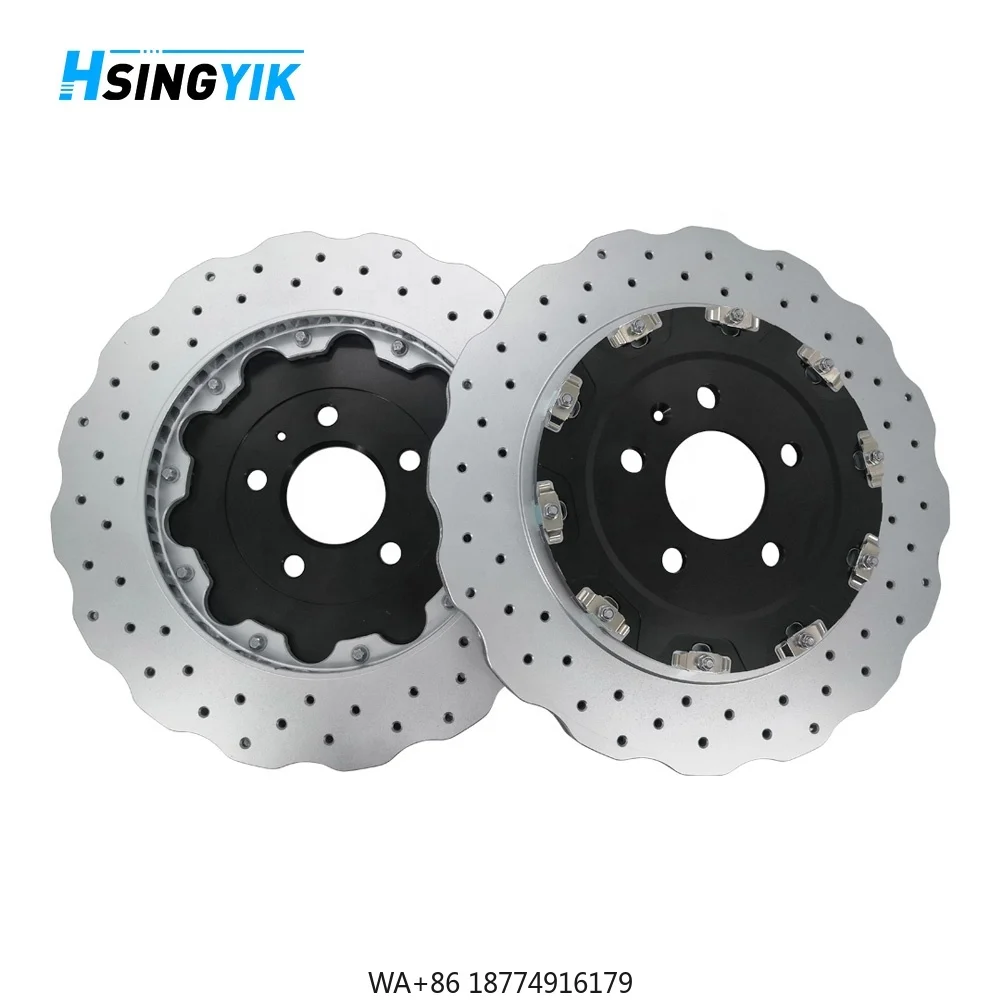 Factory Price Self Design 2 Piece Aluminum OE 4G0615601 Rear 356*22mm Full Floating Brake Disc for RS7
Factory Price Self Design 2 Piece Aluminum OE 4G0615601 Rear 356*22mm Full Floating Brake Disc for RS7