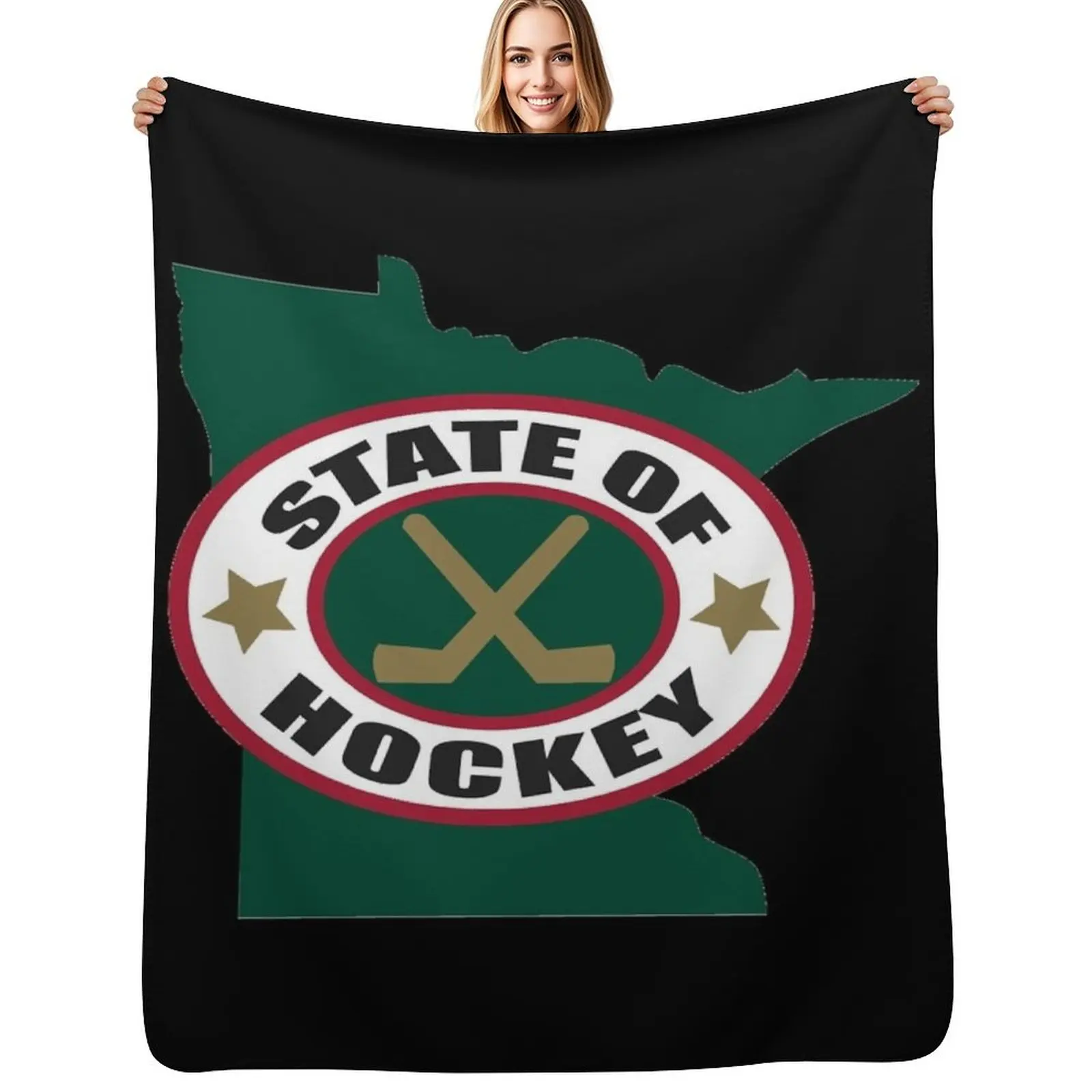 State of Hockey Throw Blanket Soft Bedroom Blanket for Night Sleeping
State of Hockey Throw Blanket Soft Bedroom Blanket for Night Sleeping