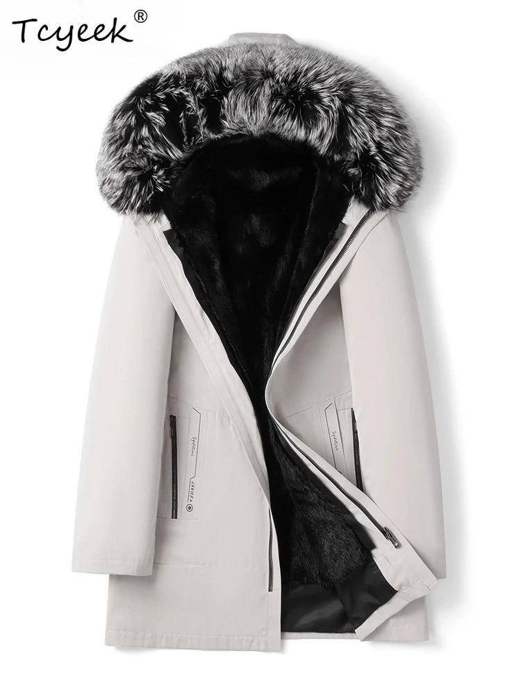 Tcyeek Natural Mink Jacket Men Real Fur Coat Winter Clothes Warm Mid-length Mens Coats New in Outerwears 2025 Liner Detachable
Tcyeek Natural Mink Jacket Men Real Fur Coat Winter Clothes Warm Mid-length Mens Coats New in Outerwears 2025 Liner Detachable