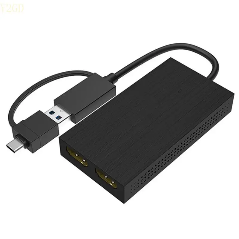Y2GD USB3.0 Typec to Adapter для двойных мониторов 4K 3840x216030HZ Video Converters
Y2GD USB3.0 Typec to Adapter для двойных мониторов 4K 3840x216030HZ Video Converters