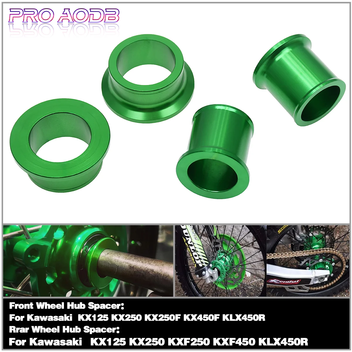 Motorcycle Front Rear Wheel Hub Spacer Kit For Kawasaki KX125 KX250 KX250F KX450F KLX450R KX 125 250 250F 450F KXF Dirt Pit Bike
Motorcycle Front Rear Wheel Hub Spacer Kit For Kawasaki KX125 KX250 KX250F KX450F KLX450R KX 125 250 250F 450F KXF Dirt Pit Bike