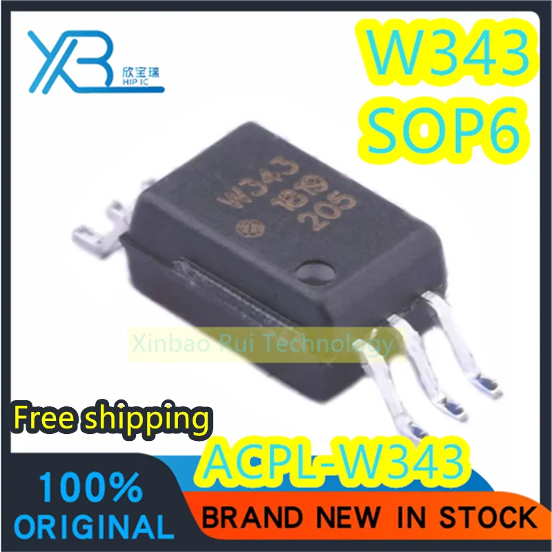 (5/40pieces) W343 Optocoupler SMD ACPL-W343 SOP6 100% brand new good quality original electronics
(5/40pieces) W343 Optocoupler SMD ACPL-W343 SOP6 100% brand new good quality original electronics