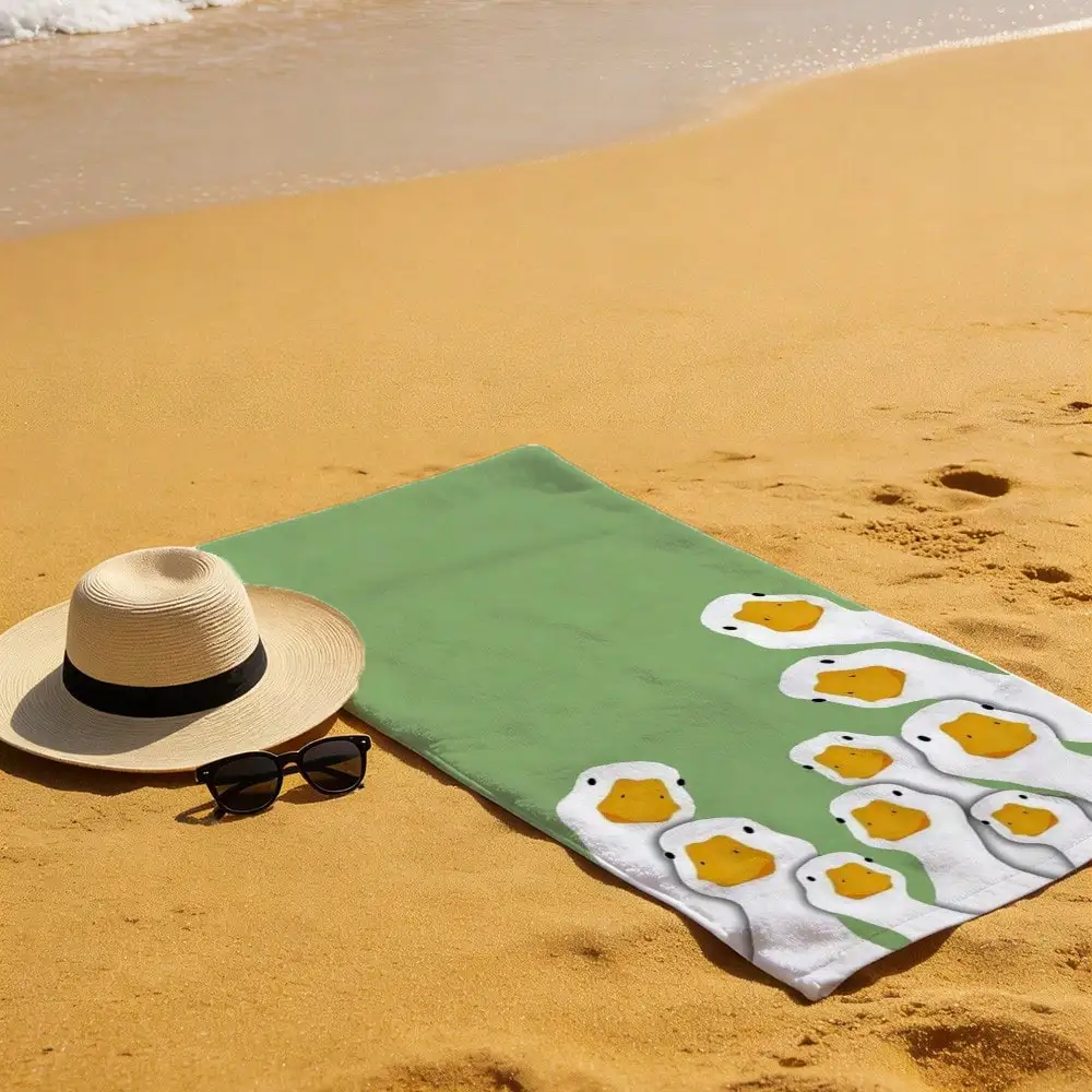 1pcs Cute Cartoon Goose Pattern Beach Towel, Ultra Soft Highly Absorbent Quick Dry Plush Shower Towel, Luxury Comfortable Water Absorbent Fast Drying Towel, Thick Bathroom Towels, For Home Hotel Spa Gym Travel Adults S Daily
1pcs Cute Cartoon Goose Pattern Beach Towel, Ultra Soft Highly Absorbent Quick Dry Plush Shower Towel, Luxury Comfortable Water Absorbent Fast Drying Towel, Thick Bathroom Towels, For Home Hotel Spa Gym Travel Adults S Daily