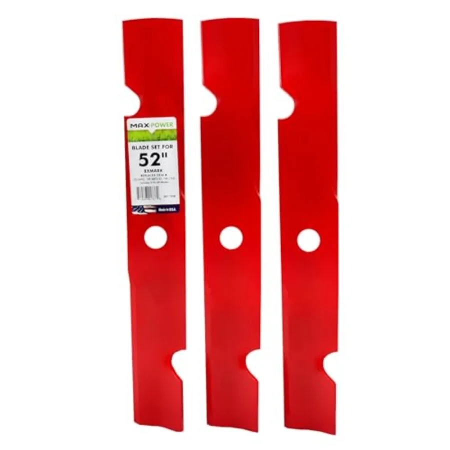 Комплект ножей MaxPower 561155B 3 Hi-Lift для газонокосилок ExMark и Toro 52 дюйма, заменяет OEM-номера 109-6873-03, 140-1242
Комплект ножей MaxPower 561155B 3 Hi-Lift для газонокосилок ExMark и Toro 52 дюйма, заменяет OEM-номера 109-6873-03, 140-1242