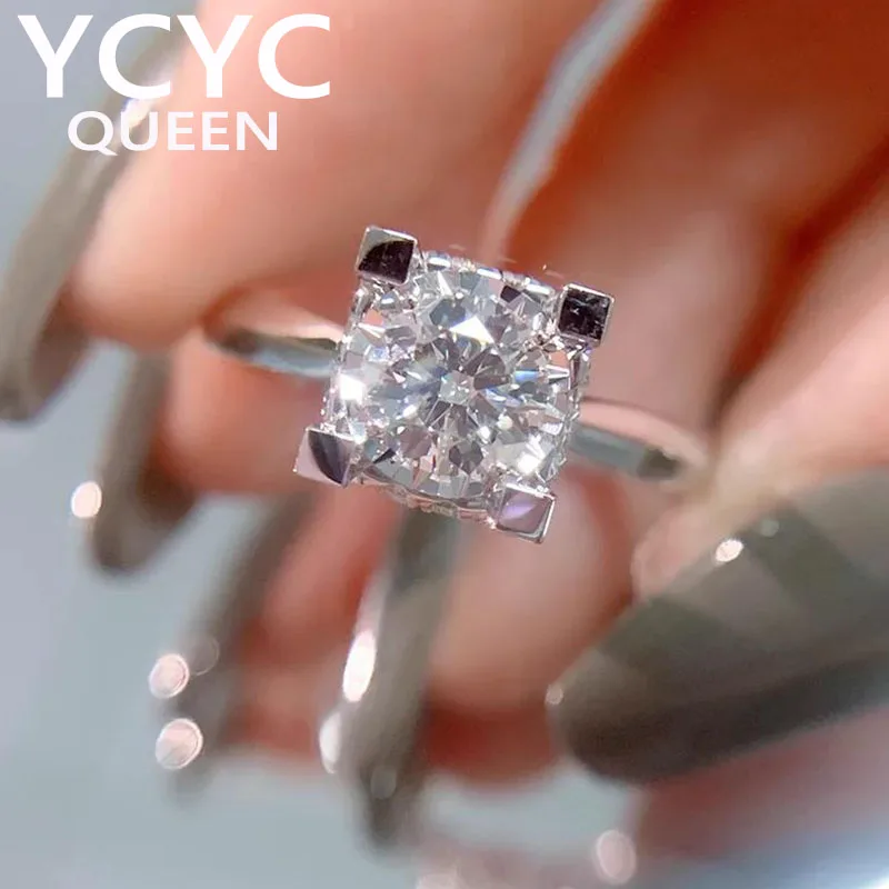 5 6 7 8 9 10 Carat Real Solid 10K White Gold Ring Women Engagement Anniversary Wedding Ring Round Moissanite Diamond Ring Trendy
5 6 7 8 9 10 Carat Real Solid 10K White Gold Ring Women Engagement Anniversary Wedding Ring Round Moissanite Diamond Ring Trendy