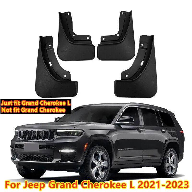 4X Front Rear Splash Fender Mud Flaps Guards For Jeep Grand Cherokee L 2022-2024
4X Front Rear Splash Fender Mud Flaps Guards For Jeep Grand Cherokee L 2022-2024