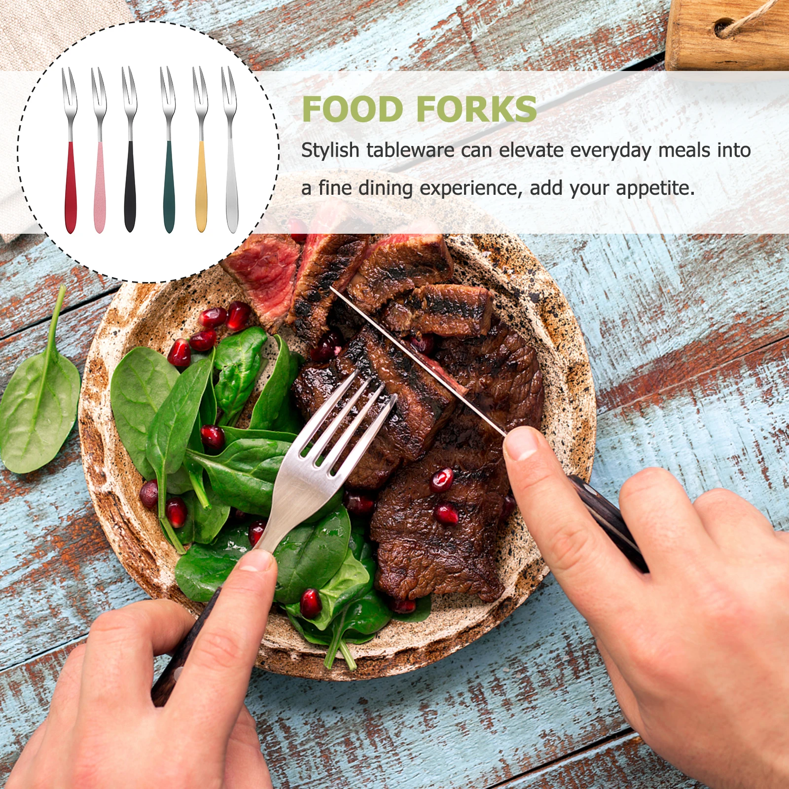 6 pcs Stainless Steel Dessert Forks Cake Fruit Tableware Holiday Child Salad 304 Anti Rust Non Deform Safe Family Long Lasting
6 pcs Stainless Steel Dessert Forks Cake Fruit Tableware Holiday Child Salad 304 Anti Rust Non Deform Safe Family Long Lasting