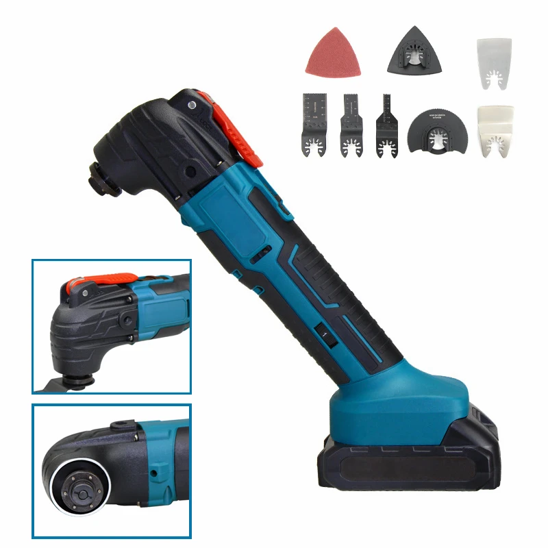 Electric Cordless Oscillating Multitools Machine Multi-function Trimmer Saw Renovator Power Multi-Tool for Makita 18V Battery
Electric Cordless Oscillating Multitools Machine Multi-function Trimmer Saw Renovator Power Multi-Tool for Makita 18V Battery