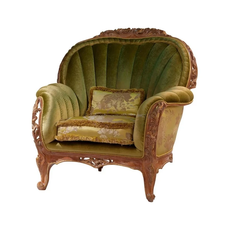 Fancy fabric sofa chair Classic antique living room home leisure and comfortable chair
Fancy fabric sofa chair Classic antique living room home leisure and comfortable chair