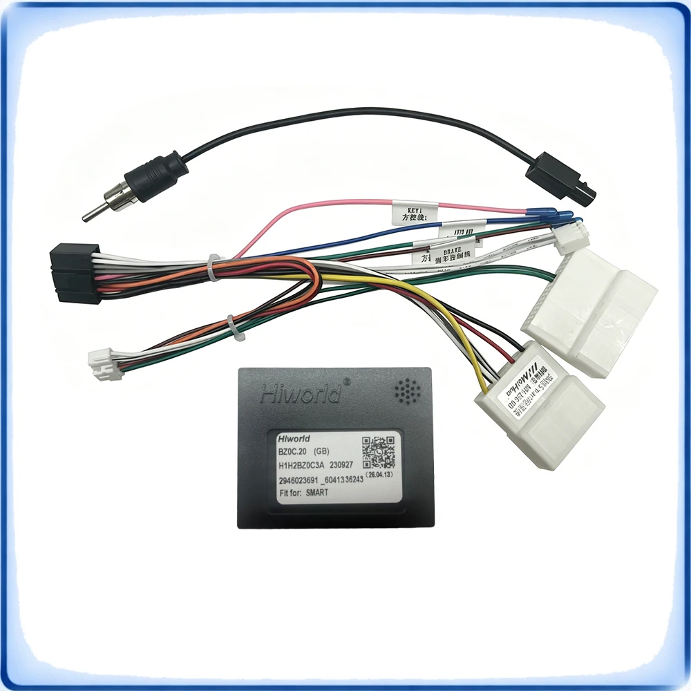 20Pin to 16Pin Car Radio Wiring Harness with CANBUS Decoder BZ0C.20 for Mercedes Smart 2016 Low Version
20Pin to 16Pin Car Radio Wiring Harness with CANBUS Decoder BZ0C.20 for Mercedes Smart 2016 Low Version