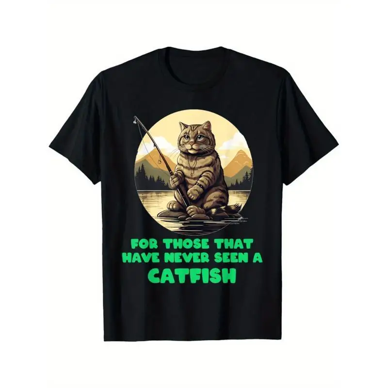 Funny Catfish T-shirt For Those That Have Never Seen A Catfish Graphic Tee Fishing Pun Slogan Unisex Casual Loose Fit Cotton Top
Funny Catfish T-shirt For Those That Have Never Seen A Catfish Graphic Tee Fishing Pun Slogan Unisex Casual Loose Fit Cotton Top