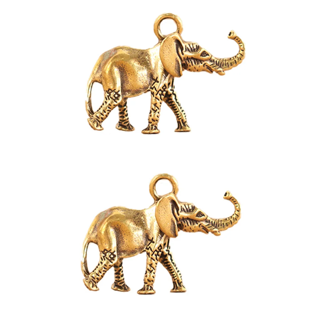 2 Pcs Elephant Ornament Desktop Adorn Home Decor Dining Table Mini Animal Creative Copper and Women
2 Pcs Elephant Ornament Desktop Adorn Home Decor Dining Table Mini Animal Creative Copper and Women