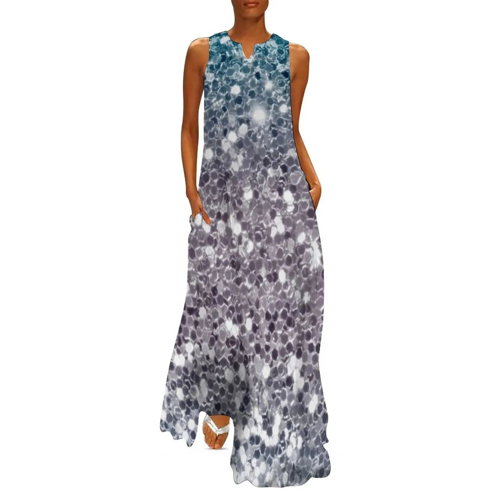 Print of Silver Disco ball disco fever boogie dance 70s club disco party silver checkered Long Dress Clothing female
Print of Silver Disco ball disco fever boogie dance 70s club disco party silver checkered Long Dress Clothing female