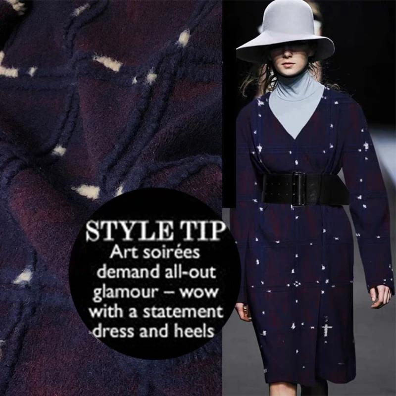 Wool Cashmere Fabric Autumn Winter Thickened Stereoscopic Jacquard Coat Catwalk Clothing European Brand Fashion Wholesale Cloth
Wool Cashmere Fabric Autumn Winter Thickened Stereoscopic Jacquard Coat Catwalk Clothing European Brand Fashion Wholesale Cloth