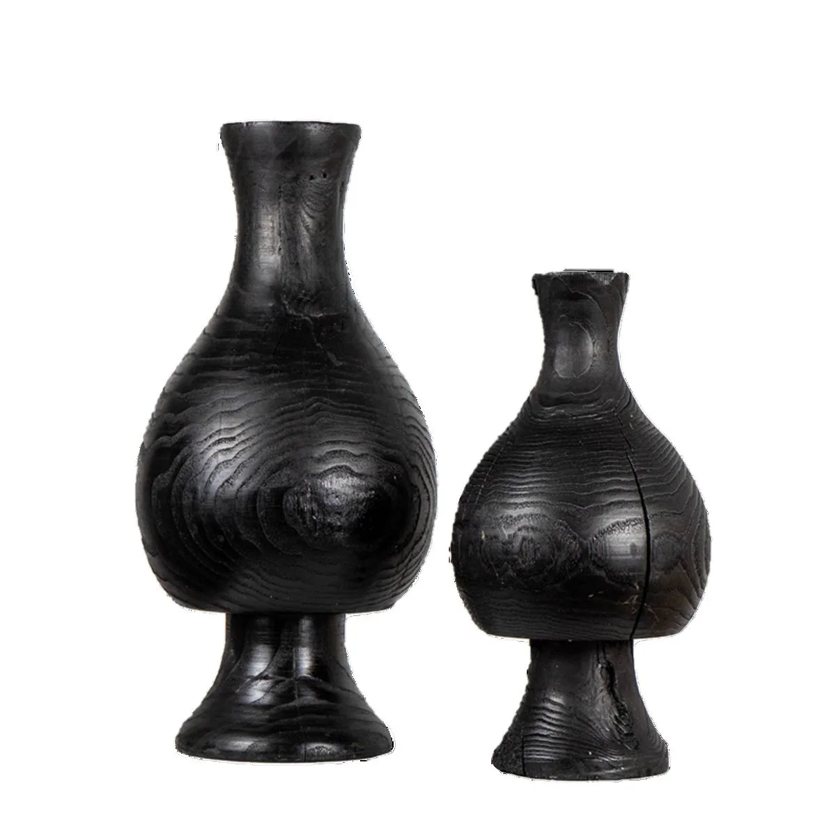 Chinese style wabi sabi wind carbonized wood flower ware simple hotel model room living room
Chinese style wabi sabi wind carbonized wood flower ware simple hotel model room living room
