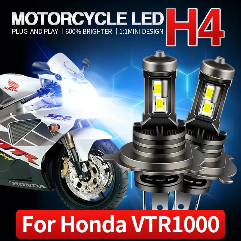 High quality 35W H4 HB2 9003 Motorcycle lamp LED Bright White Headlight For Honda VTR1000 Straight-in insertion Auto Accessories
High quality 35W H4 HB2 9003 Motorcycle lamp LED Bright White Headlight For Honda VTR1000 Straight-in insertion Auto Accessories