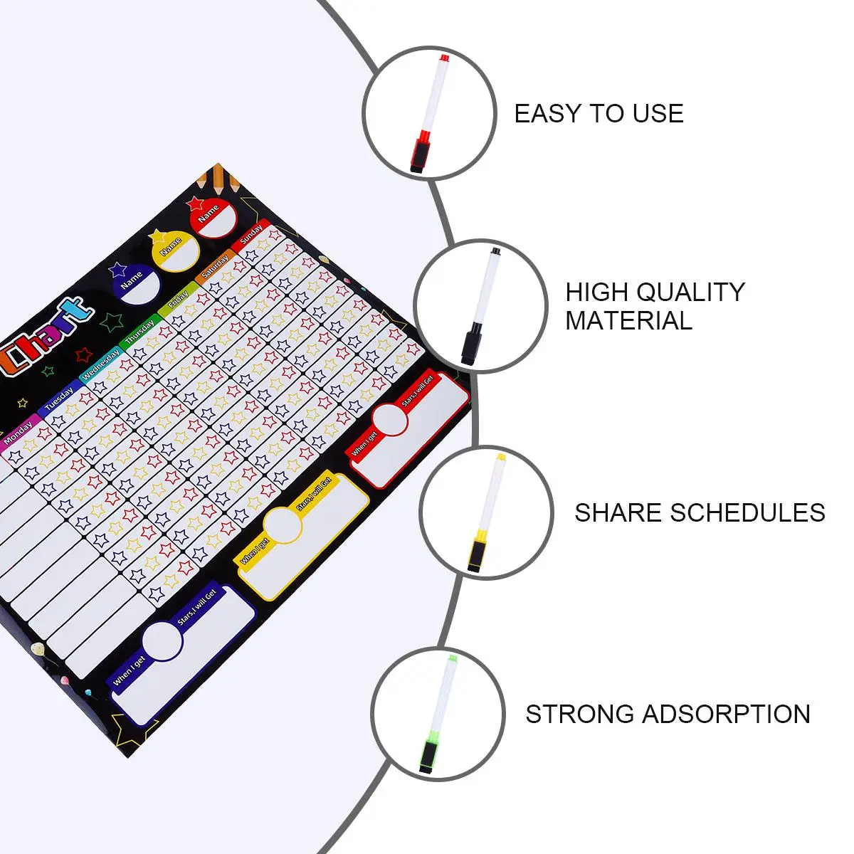 Magnetic Whiteboard Fridge Planner Sticker Kitchen Living Room School Office Rubber Long Plan Highlight Chart
Magnetic Whiteboard Fridge Planner Sticker Kitchen Living Room School Office Rubber Long Plan Highlight Chart