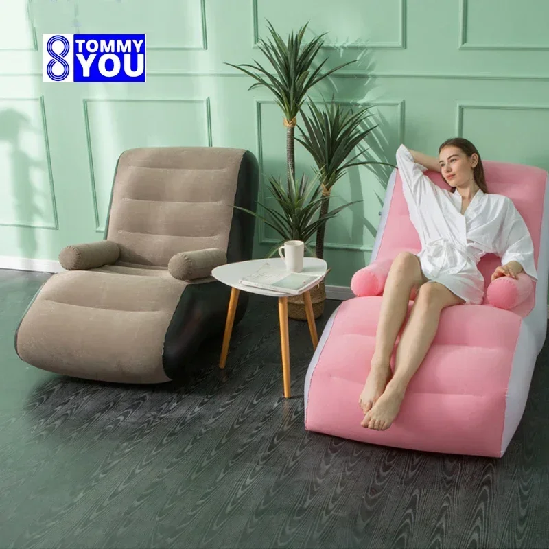 Living Room New Inflatable Lazy Sofa Fashionable Comfortable Lunch Rest Lazy Lounge Chair Indoor Foldable Bed Leisure Air Bench 
Living Room New Inflatable Lazy Sofa Fashionable Comfortable Lunch Rest Lazy Lounge Chair Indoor Foldable Bed Leisure Air Bench