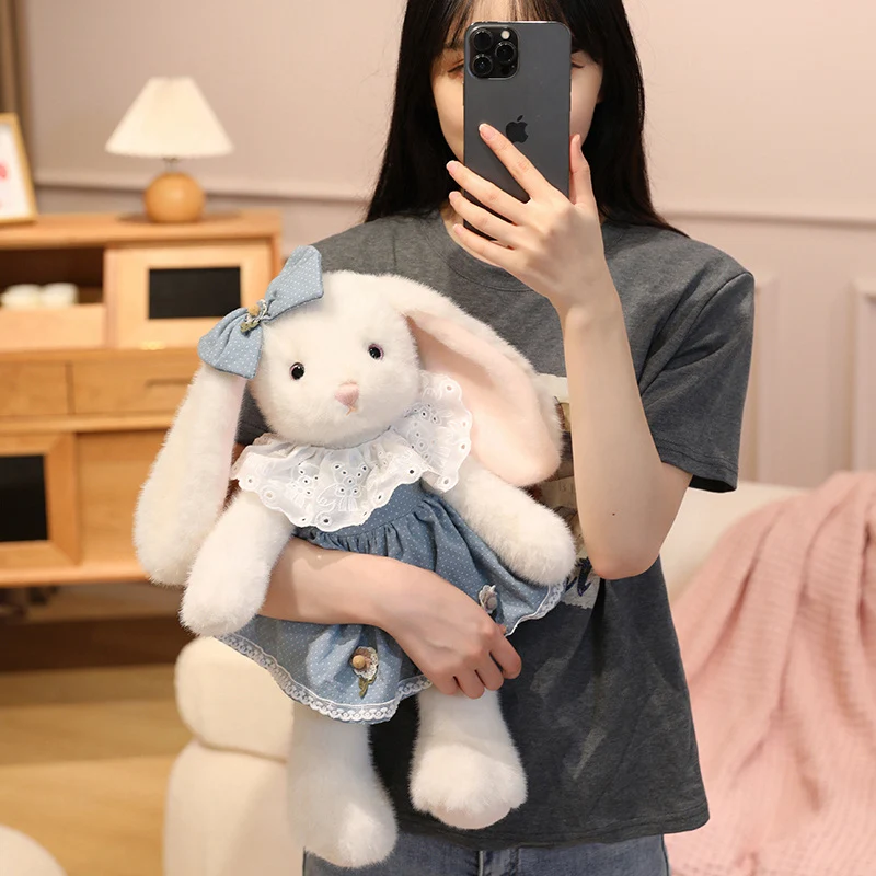 Bedroom Decor Plu Toys Rabbit Dolls Soft Stuffed Toys for Girls Children's Bedroom Decorative Accories Wearing Clothes
Bedroom Decor Plu Toys Rabbit Dolls Soft Stuffed Toys for Girls Children's Bedroom Decorative Accories Wearing Clothes