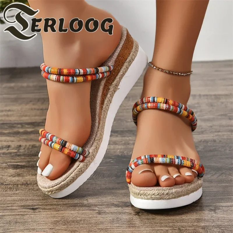 Women Wedges Platform Sandals Summer High Heels Slippers Slingback Shoes New 2025 Fashion Open Toe Flip Flops Mujer Zapatos
Women Wedges Platform Sandals Summer High Heels Slippers Slingback Shoes New 2025 Fashion Open Toe Flip Flops Mujer Zapatos
