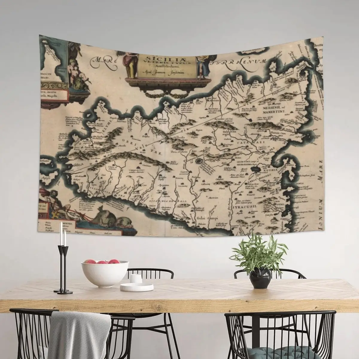 Vintage Map of Sicily Italy (1619) Tapestry Korean Room Decor Room Ornaments For Bedroom Tapestry
Vintage Map of Sicily Italy (1619) Tapestry Korean Room Decor Room Ornaments For Bedroom Tapestry