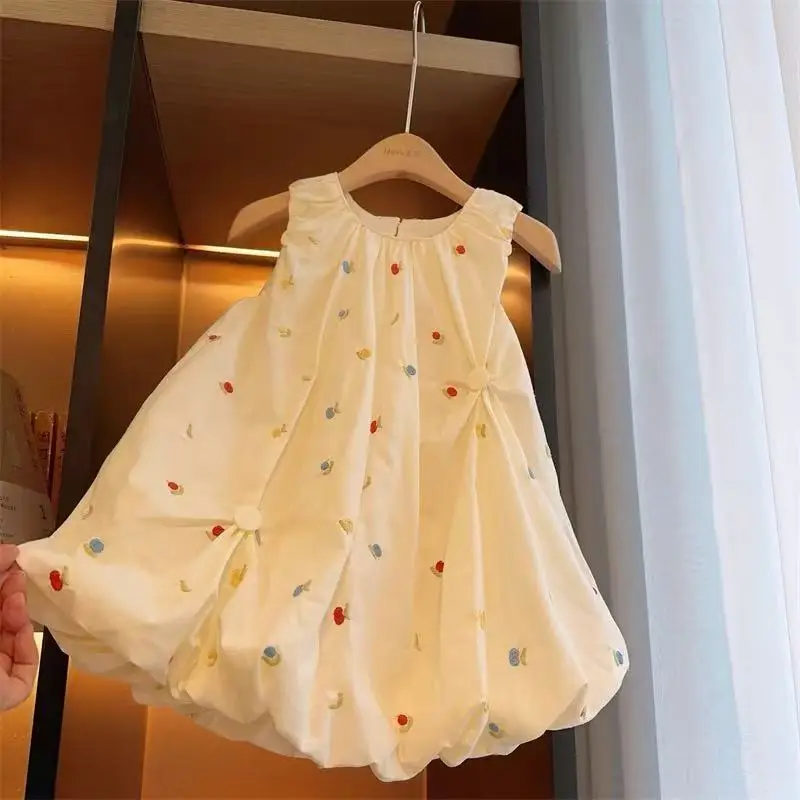 Girls' Summer Dress2025New Baby Princess Dress Children's Sleeveless Flower Bud Dress Summer Kids Fashion
Girls' Summer Dress2025New Baby Princess Dress Children's Sleeveless Flower Bud Dress Summer Kids Fashion