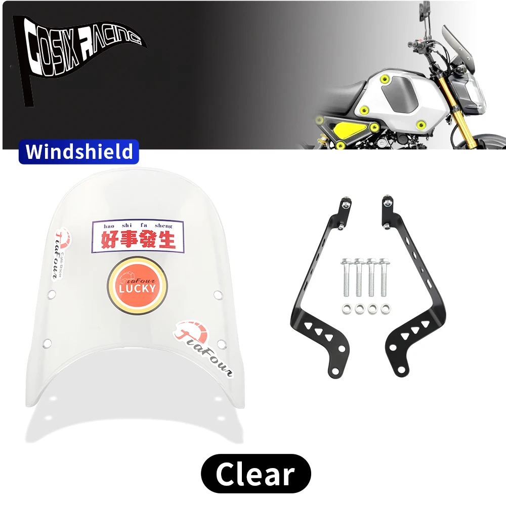 Fit For Grom 125 2021-2023 MSX 125 2021-2023 Windshield Windscreen Wind Deflector
Fit For Grom 125 2021-2023 MSX 125 2021-2023 Windshield Windscreen Wind Deflector
