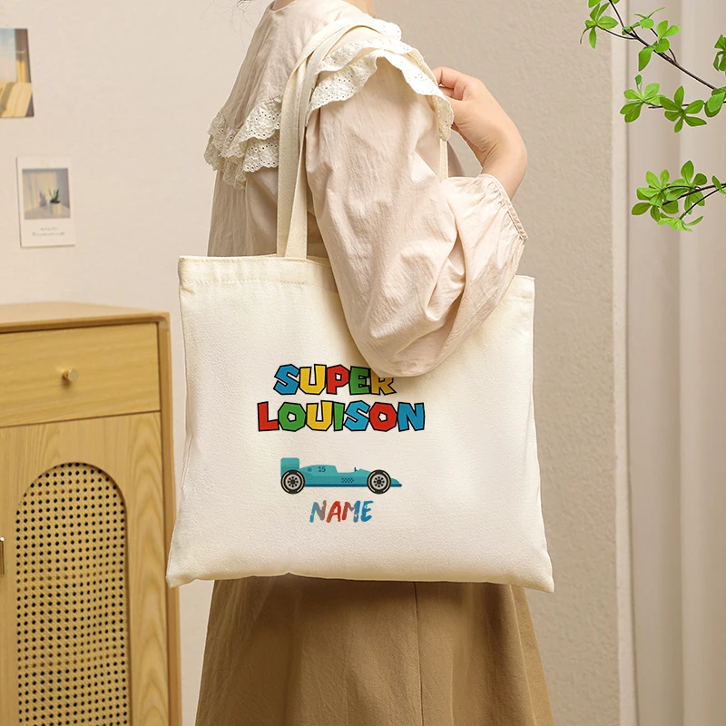 Personalized with Name Soeurette Go-Kart Patterns Shoping Tote Bag Short Shoulder Bag Sister Children's Christmas Birthday Gifts
Personalized with Name Soeurette Go-Kart Patterns Shoping Tote Bag Short Shoulder Bag Sister Children's Christmas Birthday Gifts