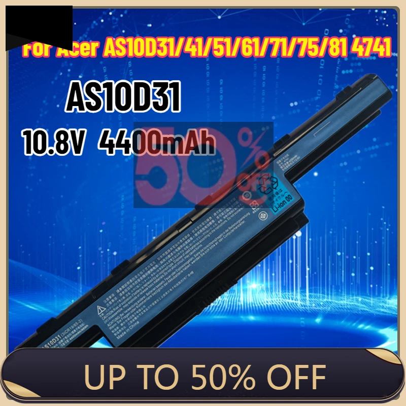 Laptop Battery AS10D31 For Acer Aspire AS10D3E AS10D51 AS10D61 AS10D71 AS10D75 AS10D81 5741 5742 5750 5551G 5560G 5741G
Laptop Battery AS10D31 For Acer Aspire AS10D3E AS10D51 AS10D61 AS10D71 AS10D75 AS10D81 5741 5742 5750 5551G 5560G 5741G