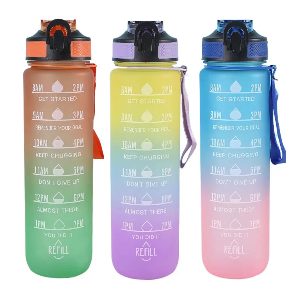 800ml Summer Water Bottle Gradient Color Friendly PC Material Sports Water Bottle Leak-Proof With Handle Drinking Kettle Travel
800ml Summer Water Bottle Gradient Color Friendly PC Material Sports Water Bottle Leak-Proof With Handle Drinking Kettle Travel