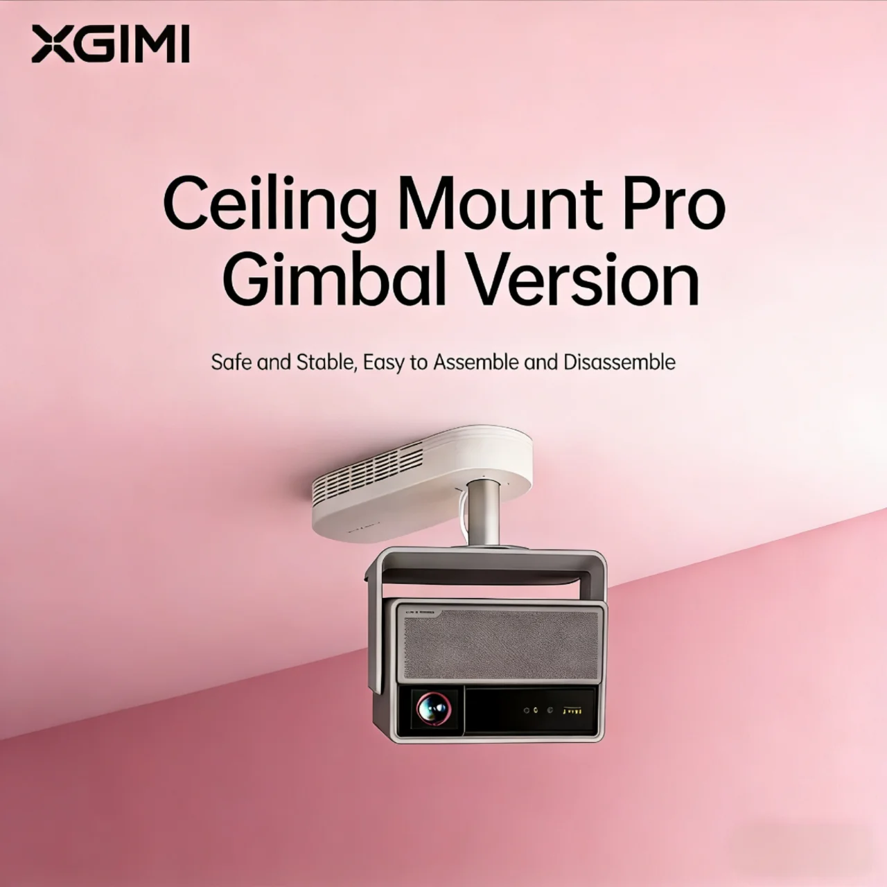 XGIMI Ceiling Bracket Pro PTZ Stable and Non Swinging Hidden Line Design, Suitable for XGIMI RS10 RS10 Pro RS20 Series
XGIMI Ceiling Bracket Pro PTZ Stable and Non Swinging Hidden Line Design, Suitable for XGIMI RS10 RS10 Pro RS20 Series