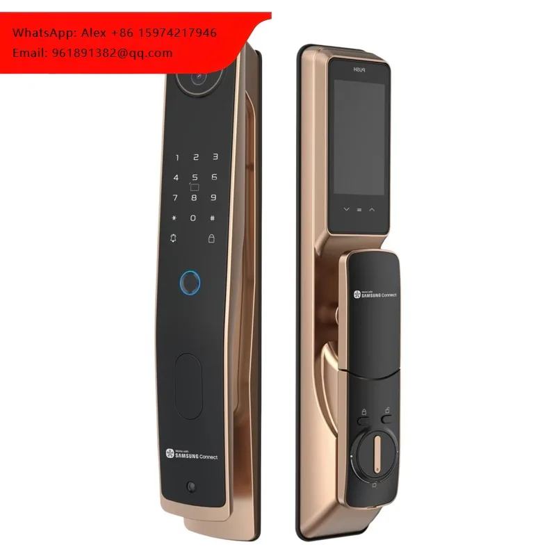 WiFi Smart Electronic Door Lock With Aluminum Fingerprint Face Recognition Camera For Wood Steel Doors Cloud Data Storage Option
WiFi Smart Electronic Door Lock With Aluminum Fingerprint Face Recognition Camera For Wood Steel Doors Cloud Data Storage Option