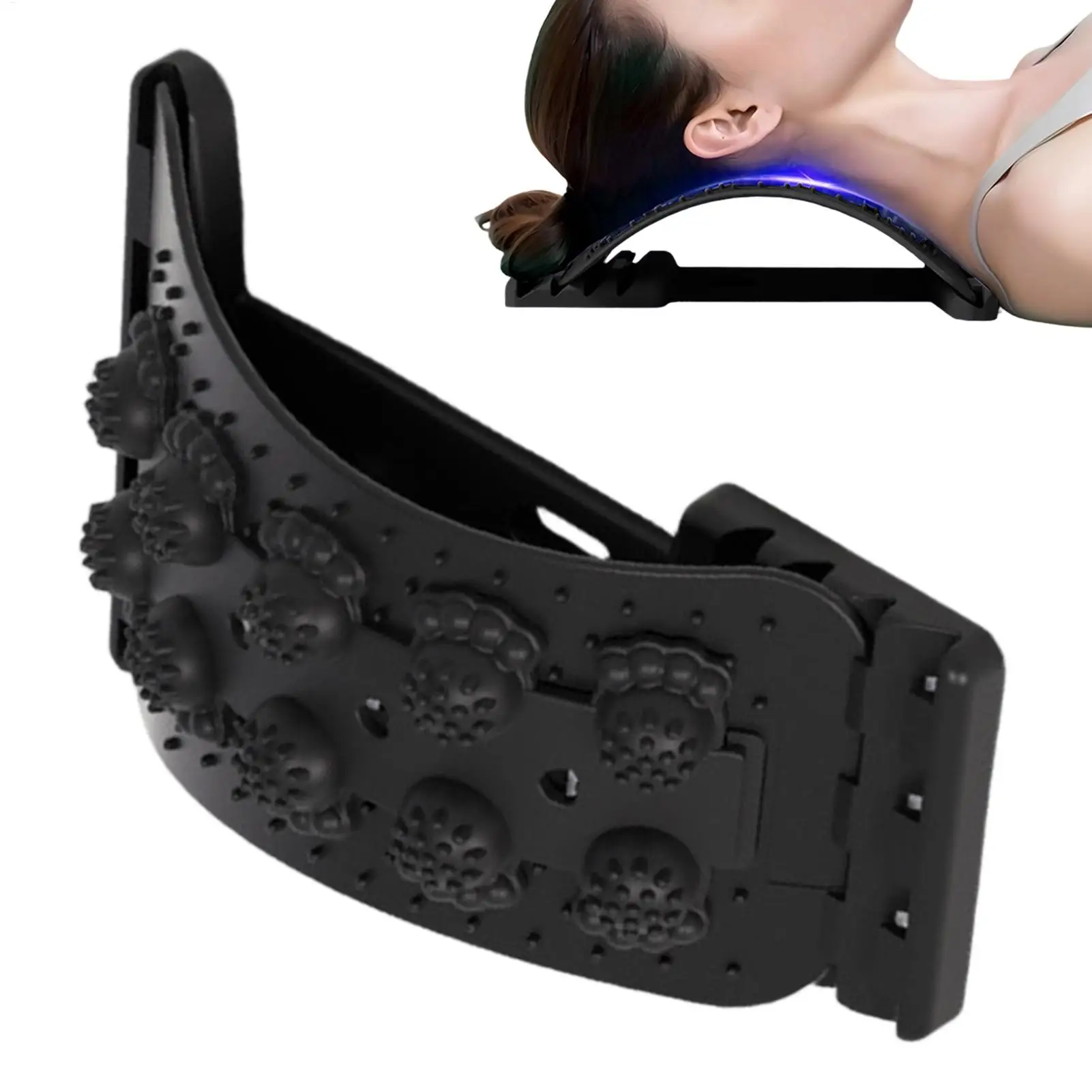 Back Stretcher 4-Level Adjustable Stretching Equipment Back Massager for Women Home Yoga Massage Health Spine Alignment
Back Stretcher 4-Level Adjustable Stretching Equipment Back Massager for Women Home Yoga Massage Health Spine Alignment