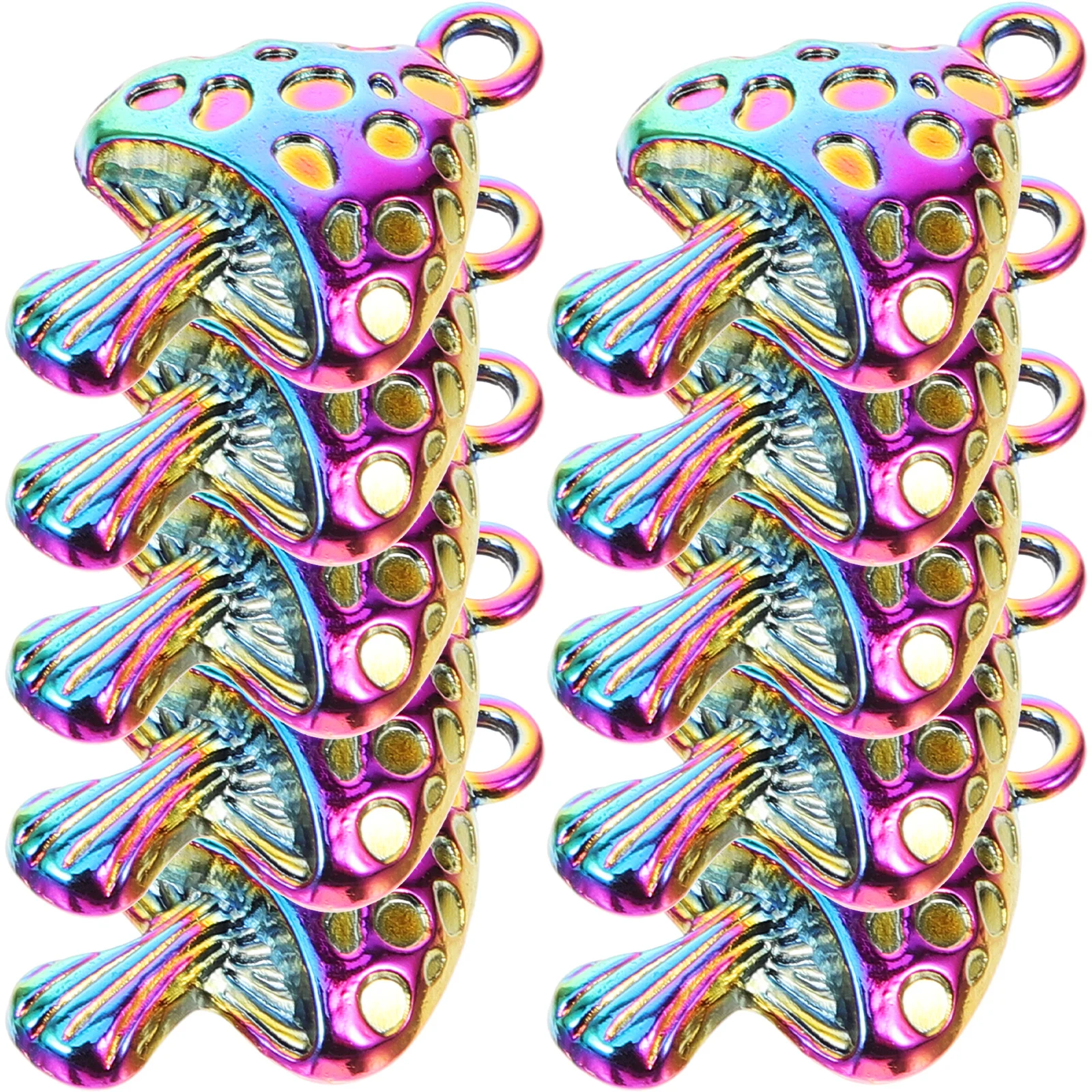 10Pcs Colorful Mushroom Pendant Charms Decorative Alloy DIY Jewelry Making Necklace Earrings Keychain Crafts Mushroom Charms
10Pcs Colorful Mushroom Pendant Charms Decorative Alloy DIY Jewelry Making Necklace Earrings Keychain Crafts Mushroom Charms