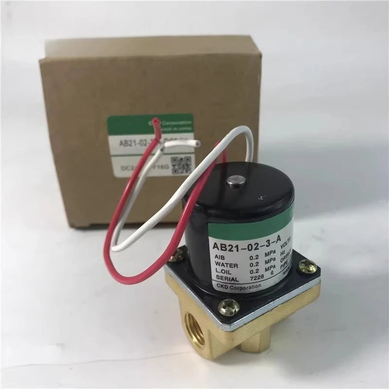Solenoid valve AB21-02-2A/3/5A/-AC220V-DC24V CKD AB21-02-3A-DC24V
Solenoid valve AB21-02-2A/3/5A/-AC220V-DC24V CKD AB21-02-3A-DC24V