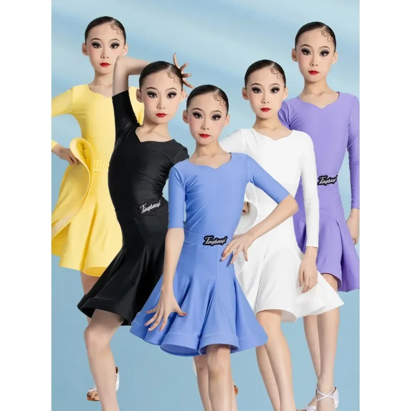 2024 Children's Latin Dance Set Professional Competition Grading Clothing Sleeve Girls' Festival Dance Skirt Performance Clothes
2024 Children's Latin Dance Set Professional Competition Grading Clothing Sleeve Girls' Festival Dance Skirt Performance Clothes