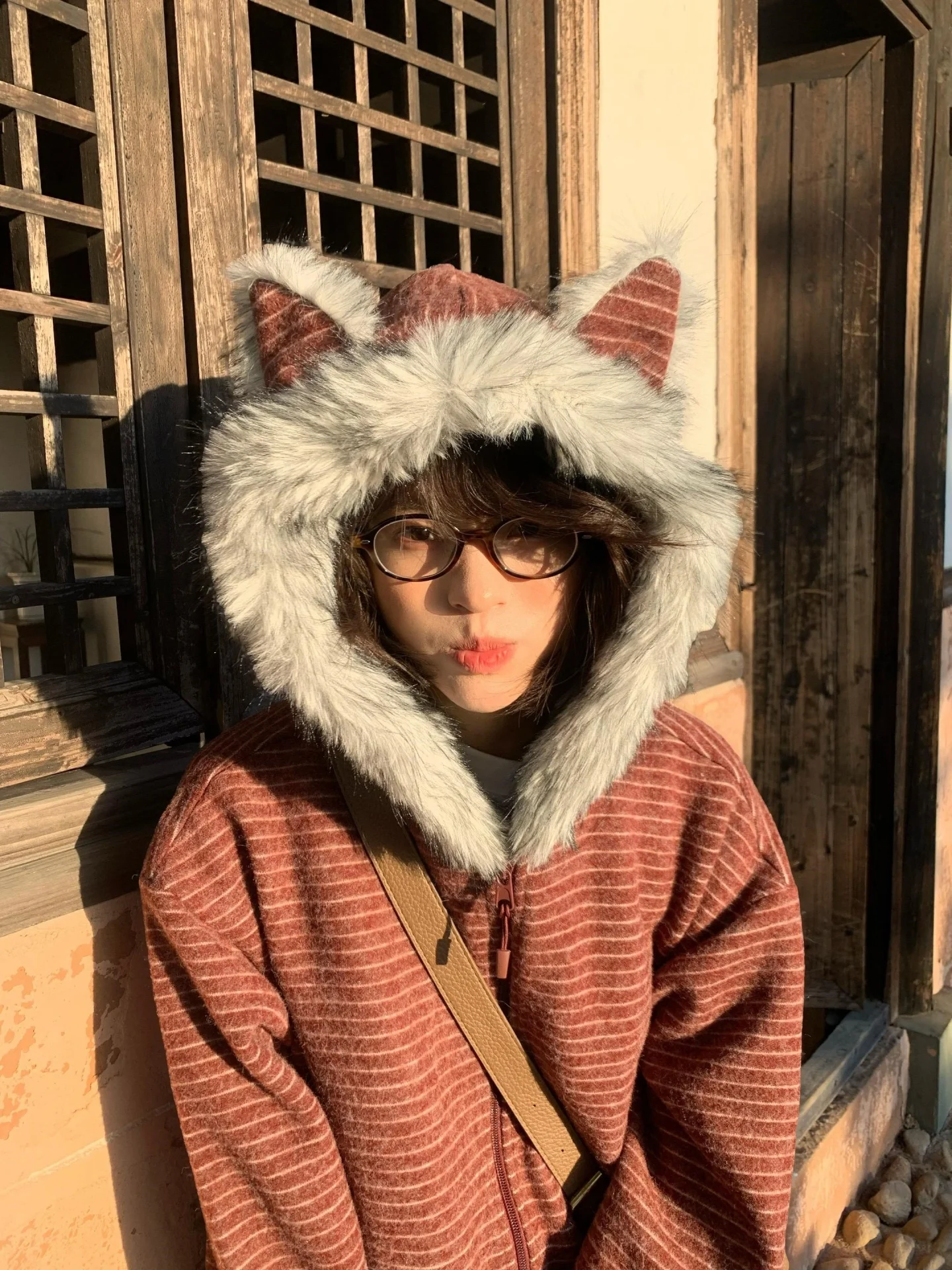 Cute Ear Mountain Eagle Jaet Men's Winter Thiened Fce Loose Striped Cotton Clothes Warmth Youth ular Sle
Cute Ear Mountain Eagle Jaet Men's Winter Thiened Fce Loose Striped Cotton Clothes Warmth Youth ular Sle