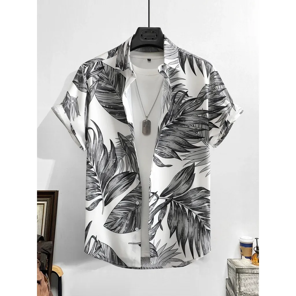 Summer New Style Hawaiian Beach Party Men's Casual Shirt 3D Coconut Tree Print Large Size Shirt Top
Summer New Style Hawaiian Beach Party Men's Casual Shirt 3D Coconut Tree Print Large Size Shirt Top