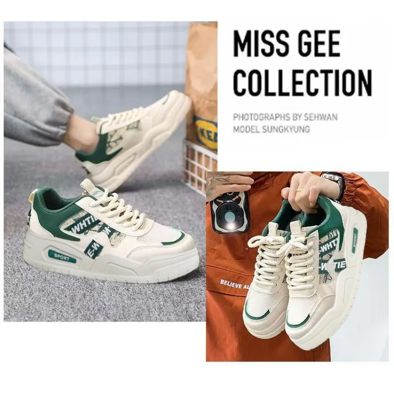 Korean Style Men's Mesh Sneakers 2026 New Breathable Thick Sole Casual Daily Streetwear Ins Popular Footwear
Korean Style Men's Mesh Sneakers 2026 New Breathable Thick Sole Casual Daily Streetwear Ins Popular Footwear
